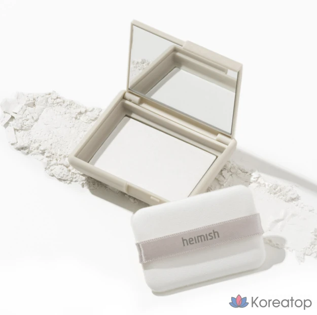 Прессованная фиксирующая пудра Heimish Moringa Ceramide, 5 г, белая, 1 шт.