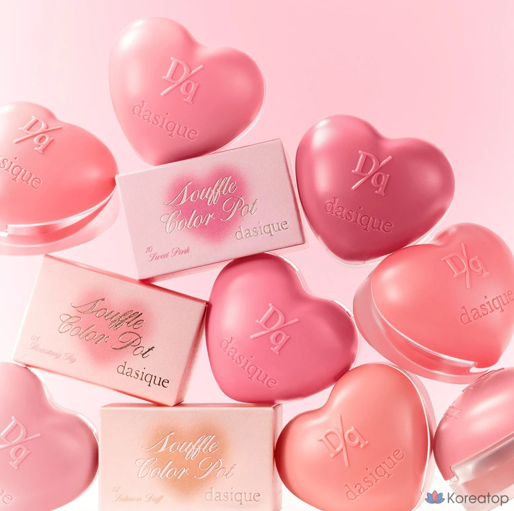 Мульти-бальзам Dasique Souffle Color Pot Multi Balm, оттенок Coco Pink, 6.5 г, 1 шт., фото 4
