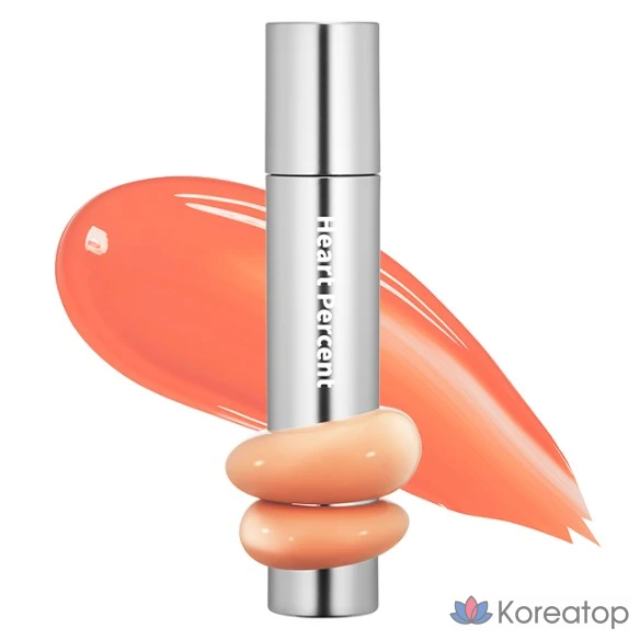 Тинт для губ Heart Percent Dot On Mood One Way Glow, 4 г, оттенок Fancy Apricot, 1 шт.
