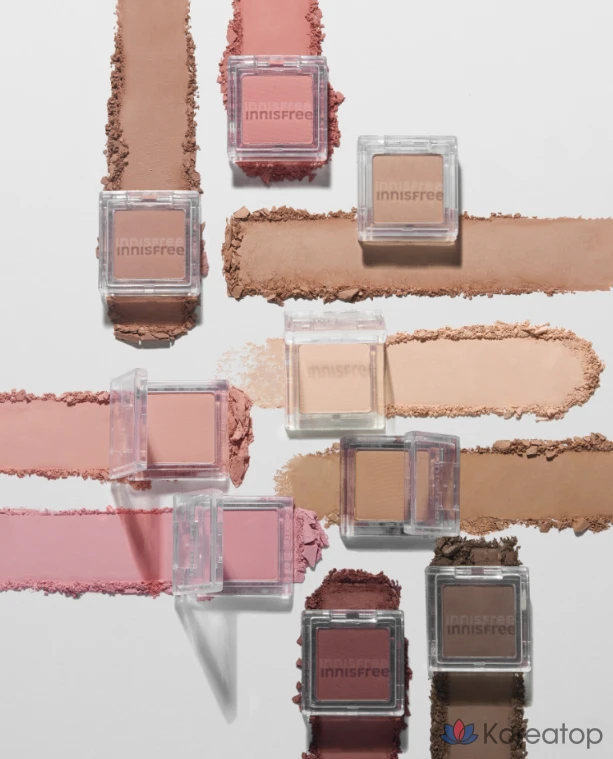 Палетка теней Innisfree My Palette My Eyeshadow Matte, № 9 Fluffy Cashmere, 1 шт., фото 5