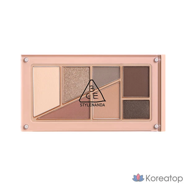 Палетка теней для век 3CE Layer It All, 1 шт., оттенок Nutty Brown.