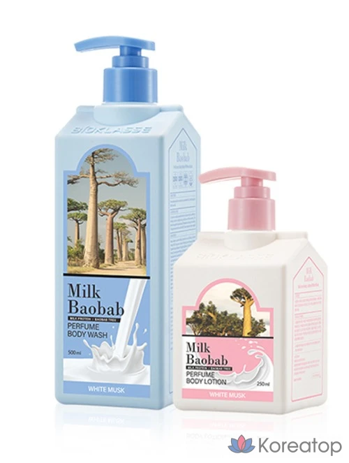 Лосьон для тела Milk Baobab с ароматом белого мускуса, 250 мл, 1 шт.