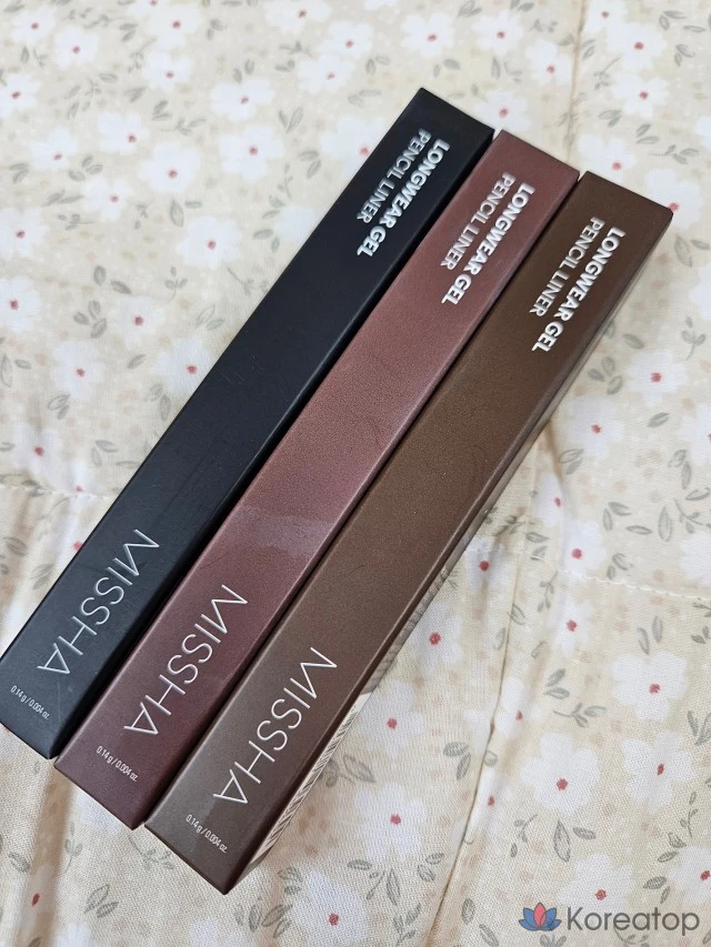 Missha Стойкий гелевый карандаш-подводка для глаз, 0,14 г, 4 вида, 1 шт.