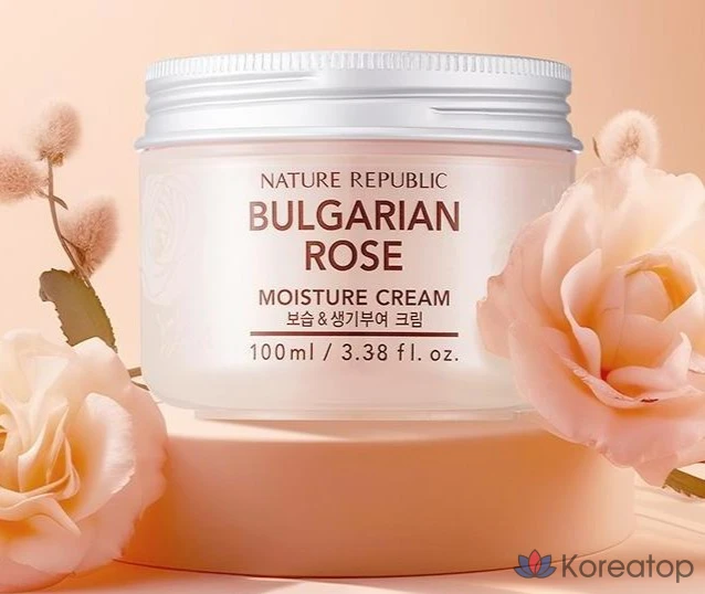 Набор средств по уходу за кожей Nature Republic с болгарской розой, 4 комплекта., фото 7