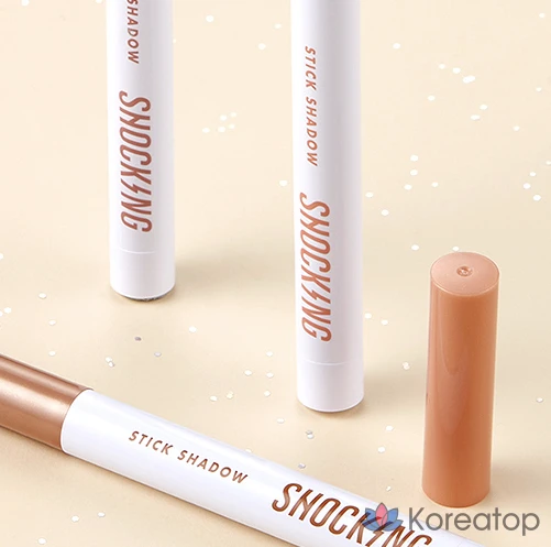 Тональные тени-карандаш Tony Moly The Shocking Color Fixing Stick Shadow, 1 г, оттенок «ржавое золото», 1 шт., фото 7