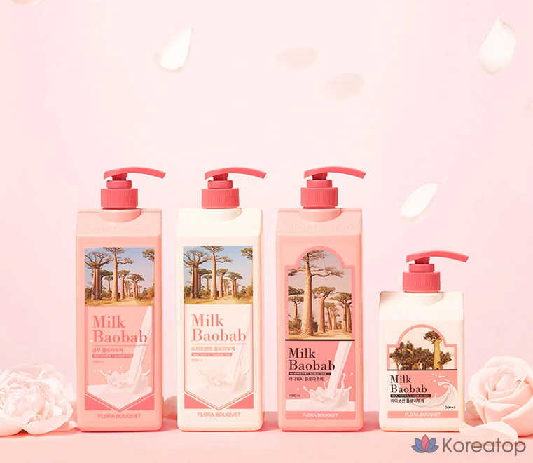 Набор для волос Milk Baobab Hair, аромат Flora Bouquet, 2 предмета, 4 комплекта., фото 8