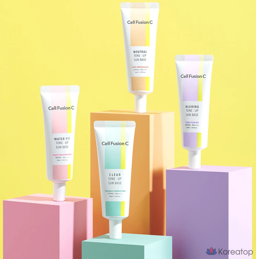 Солнцезащитная база Cellfusion C Neutral Tone-Up Sun Base SPF50+ PA++++, 40 мл, 1 шт.