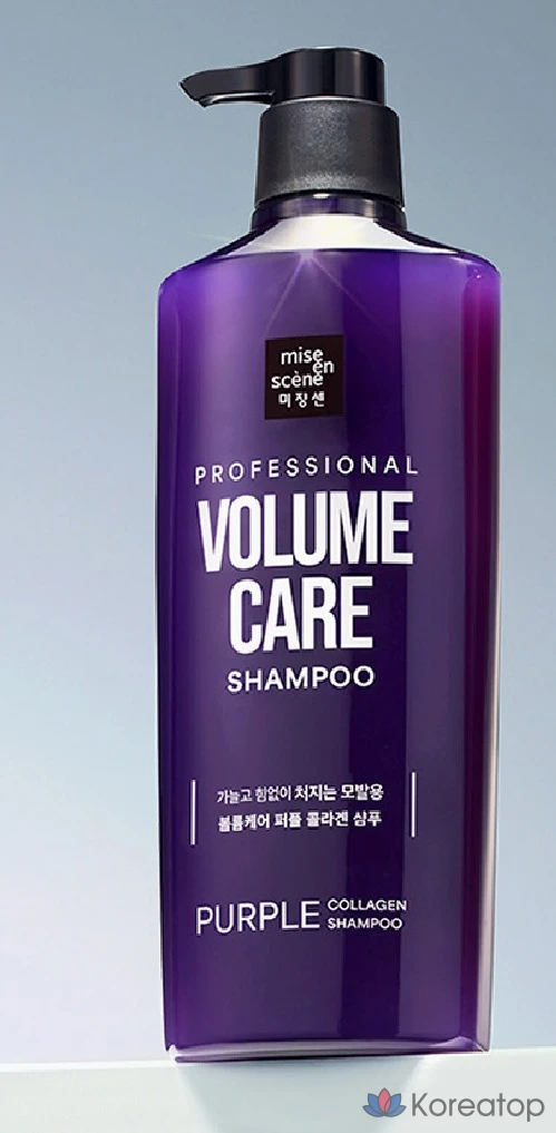 Шампунь Mise en Scene Volume Care Purple Collagen, 680 мл, 1 флакон, фото 2