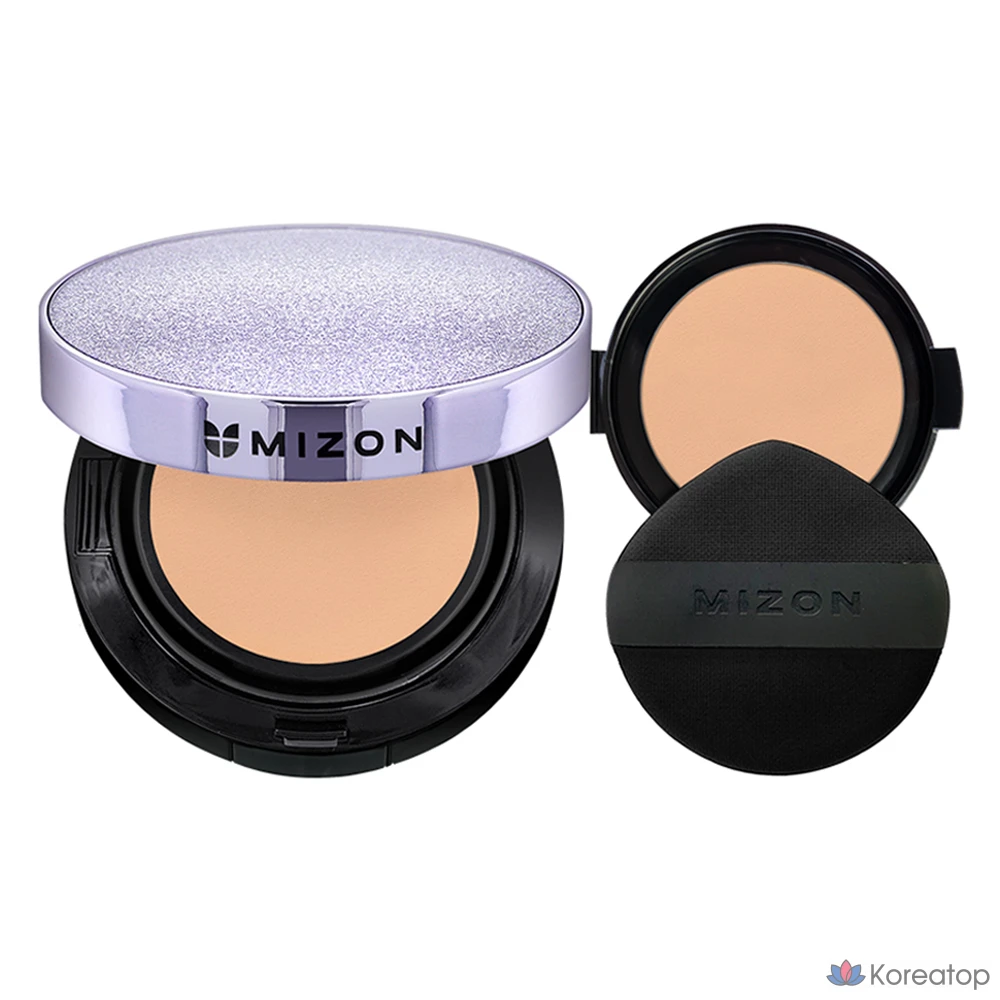 Набор Mizon Collagen Essence Mesh Cushion (15 г) + сменный блок (15 г), размер 25, 1 шт.