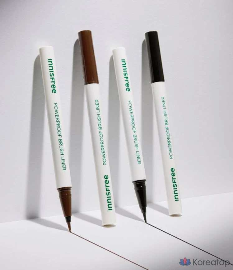 Подводка для глаз Innisfree Powerproof Brush Liner, 0,6 г, № 02, коричневая, 1 шт., фото 6