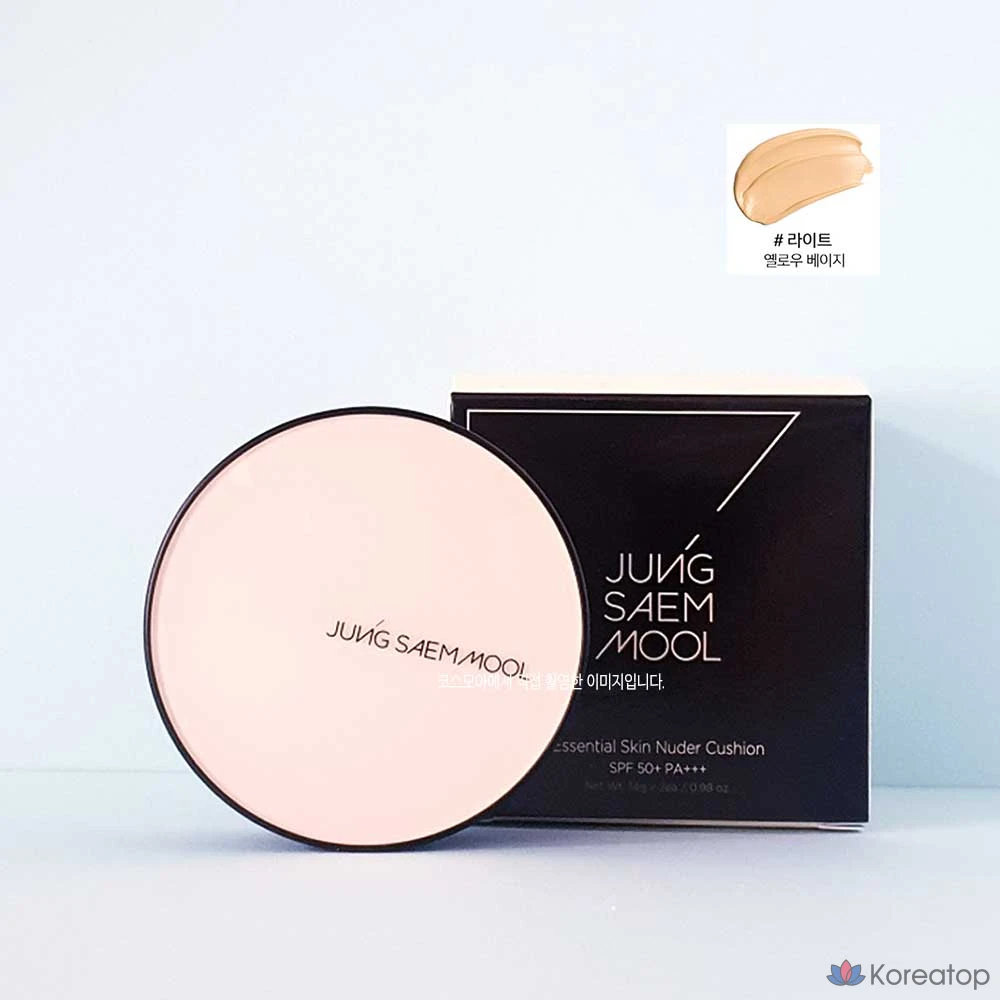 Тональный крем-кушон Jeong Saem Mool Skin Nude Essential No. 19 Light Cushion, Cushion_Light_#19, 1 шт.