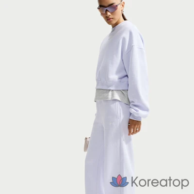 Брюки женские Nike Studio Fleece Medium Weight Mid-Rise Wide Leg Pants, фото 4