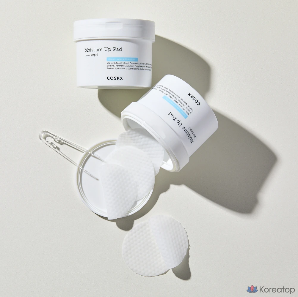 Увлажняющие подушечки COSRX One-Step Moisture Up, 140 мл, 70 листов, 1 упаковка.