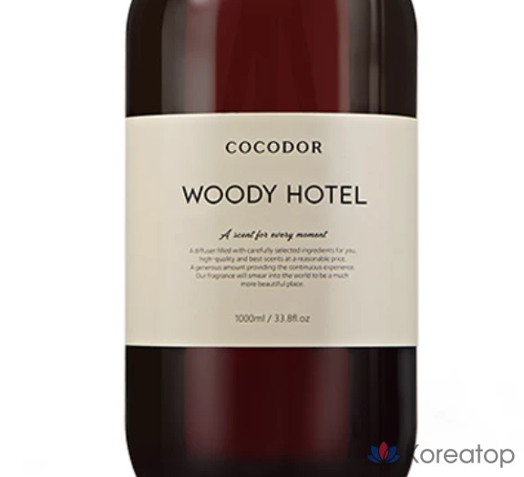 Диффузор для дома Cocodor Grande Diffuser, аромат Woody Hotel, 1 л, 1 шт., фото 3