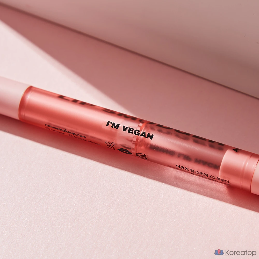 Губная помада AMUSE Lip Smudger, 1 шт., персиковый оттенок., фото 6