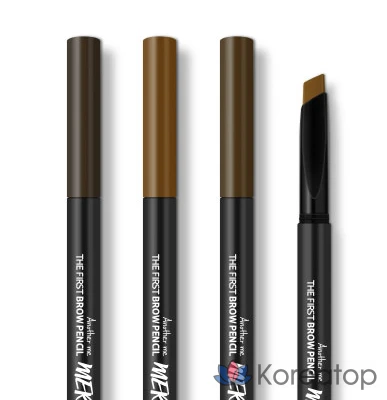 Карандаш для бровей MERZY the First, 0,3 г, цвет B3, миндально-коричневый, 1 шт., фото 5