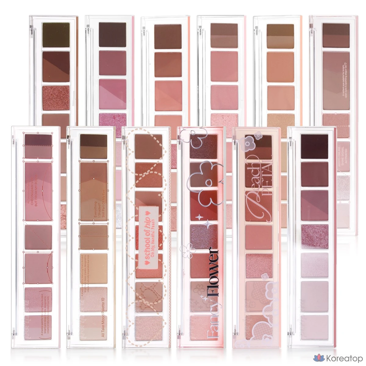 Палитра настроения Perifera All-take (добавлен новый цвет), 10 зеленых аппликаций, 1