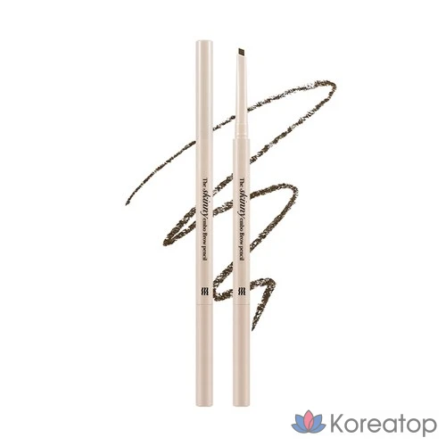 Карандаш для бровей MERZY the Skinny Embo, 0,07 г, SB1 темно-коричневый, 1 шт.