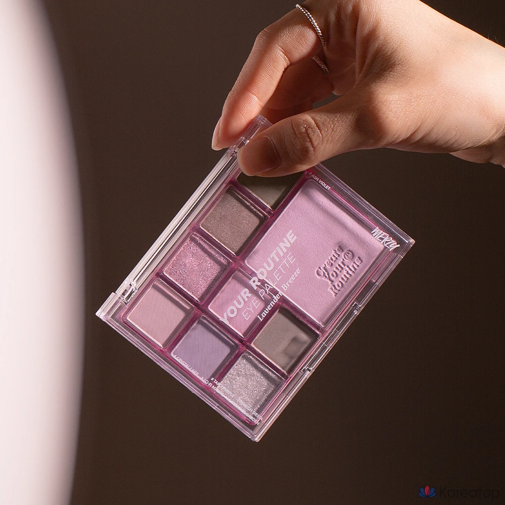 Палетка теней для век MERZY Your Routine Eye Palette, 12,3 г, оттенок Lavender Breeze, 1 шт., фото 2