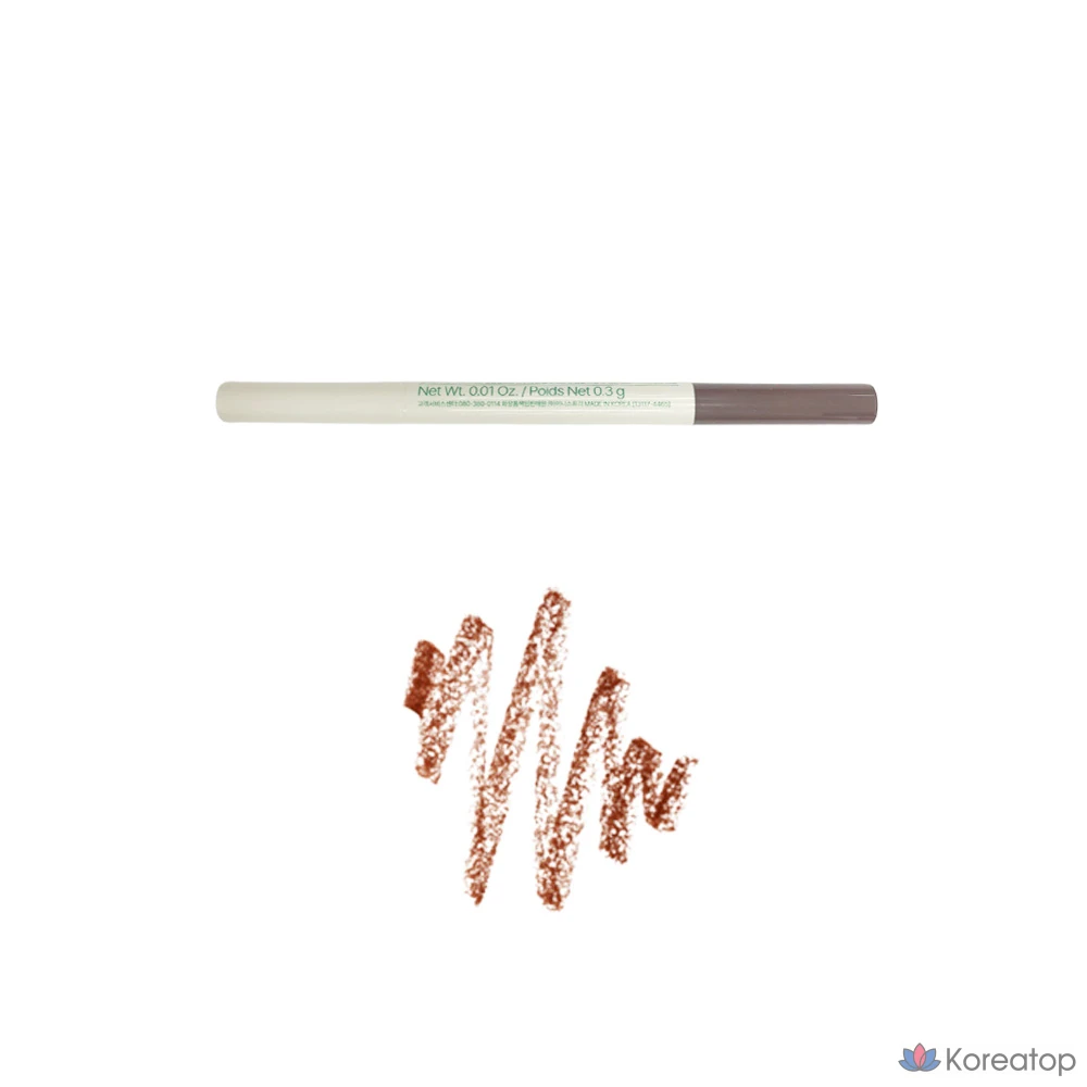 Карандаш для бровей Innisfree Flat Eyebrow Pencil, № 1, оттенок Sunset Rose Brown, 1 шт., фото 2