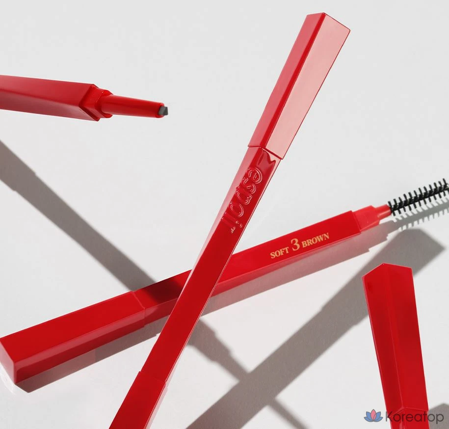 Карандаш для бровей Espoir The Brow Balance Pencil, 0,1 г, № 1, классический коричневый, 1 шт., фото 5