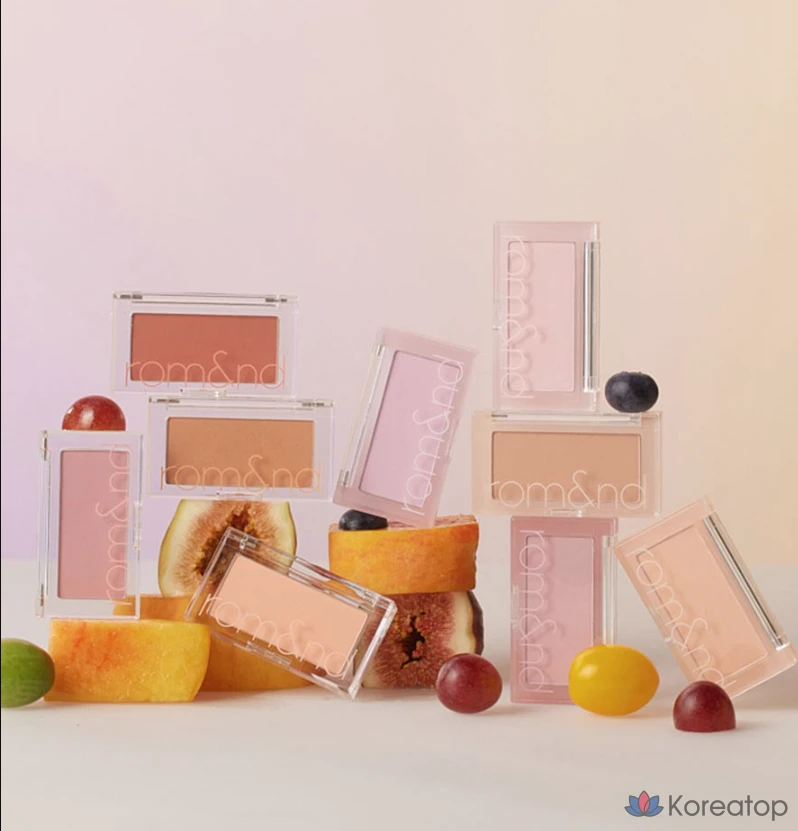 Румяна ROM&ND Better Than Cheek Blusher 4 г, N01 Naughty Nude, 1 шт., фото 6