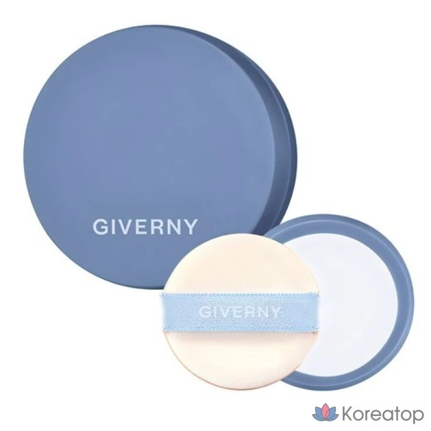 Тональный крем Giverny Close Cover Foundation Mini Portable 64 мм, синий, 1 шт.