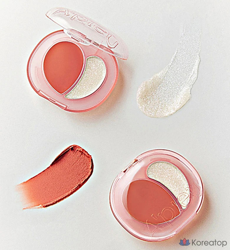 Бальзам для губ и щек A'Pieu Juicy Pang Mood Blending Lip & Cheek Balm 2.3g, 01 Nude Peach Balm, 1 шт., фото 2