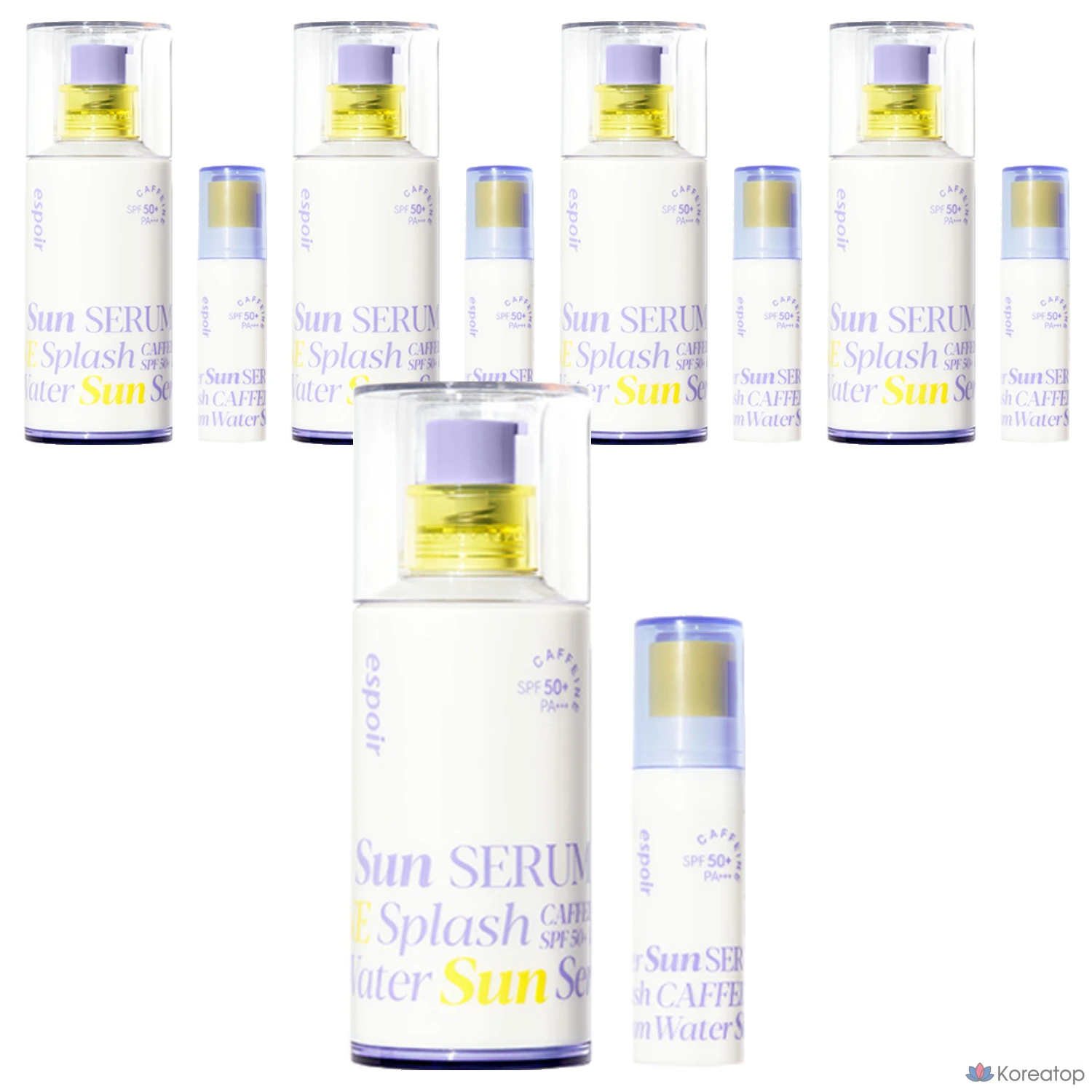 Солнцезащитная сыворотка Espoir Water Splash SPF50+ PA+++, 50 мл, набор из 5 комплектов