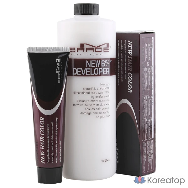 Краска для волос Somang, 120 мл, 6R, темно-рыжевато-коричневый, 1 шт., фото 3