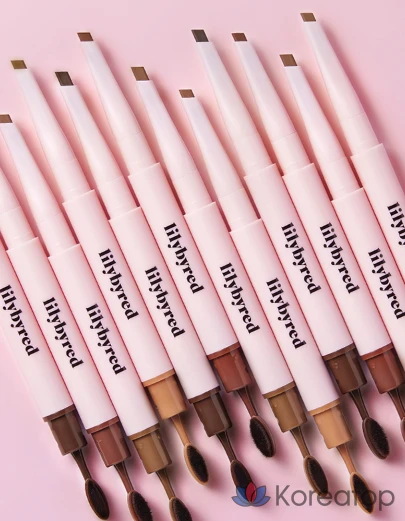 Автоматический карандаш для бровей Lilybyred Hard Flat, 0,17 г, темно-коричневый, 04, 1 шт., фото 3