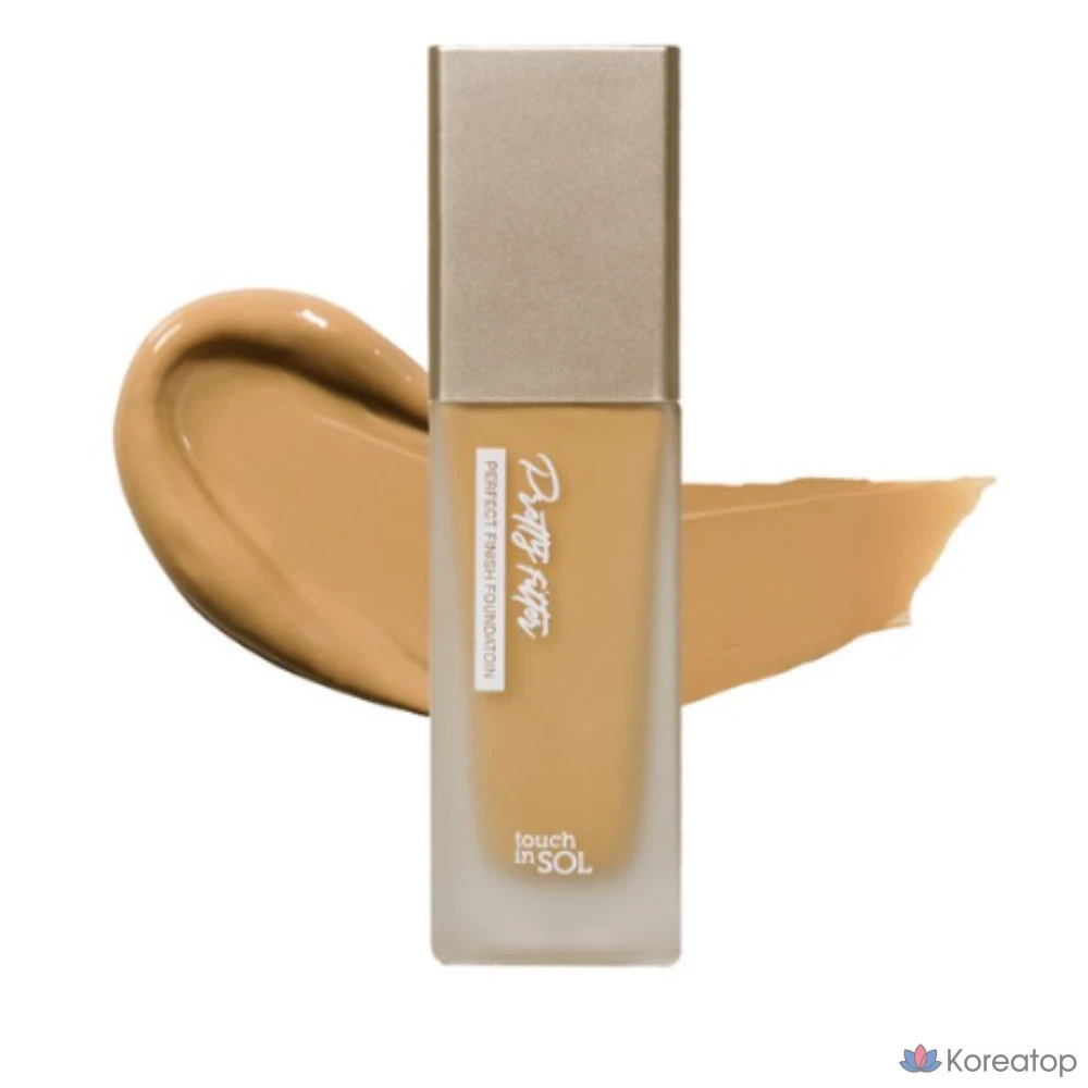 Тональный крем TouchinSol Pretty Filter Perfect Finish Foundation, 35 г, 1 шт., № 3, средний оттенок загара.