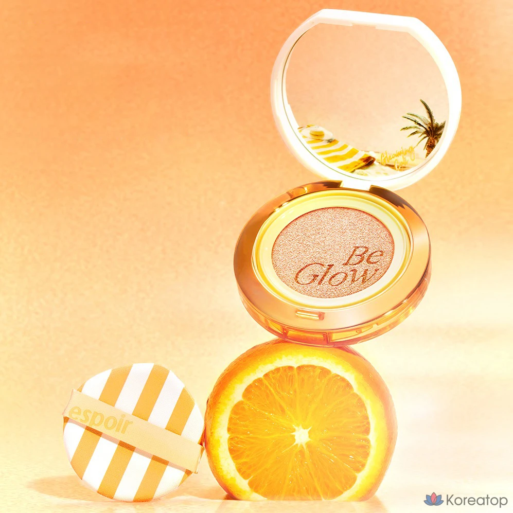 Тональный крем-кушон Espoir Be Glow Volume Cushion Foundation, 13 г, SPF42 PA+++, спонж Puff 2p, тинт для губ 2 г, набор Gleaming Cali Edition, № 20 Vanilla, 1 шт.