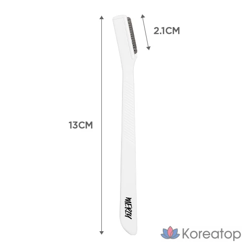 Набор из 8 белых ножей для коррекции бровей MERZY Probility., фото 7