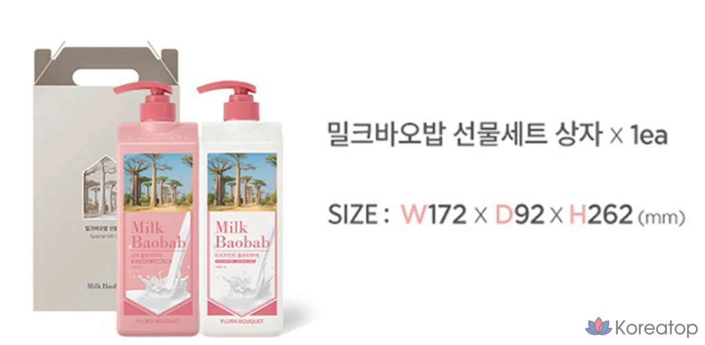 Набор для волос Milk Baobab Hair, аромат Flora Bouquet, 2 предмета, 4 комплекта., фото 9