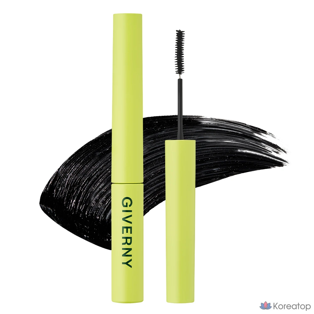 Тушь для ресниц Giverny Close-fitting Sensitive Long-Lash Mascara 3 г, 01 черная, 1 шт.