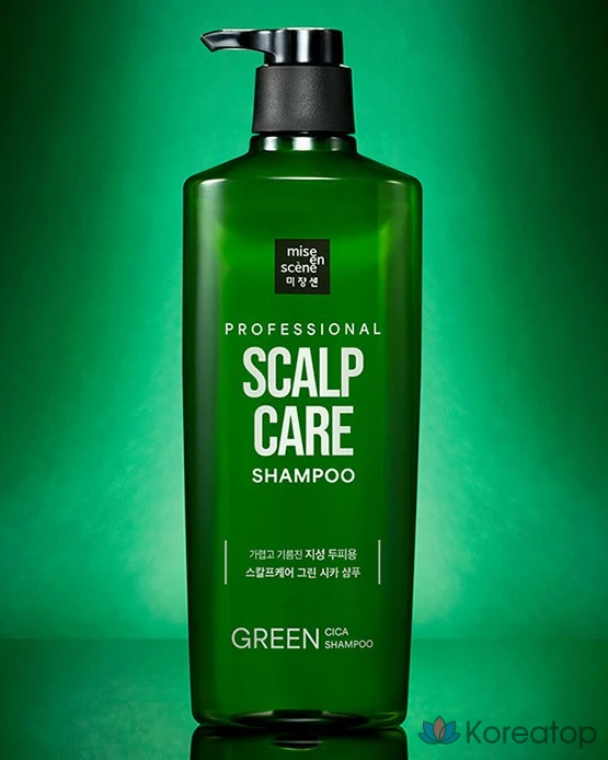 Мизансцена Scalp Care Green Cica Шампунь, 680 мл, 1 шт., фото 2