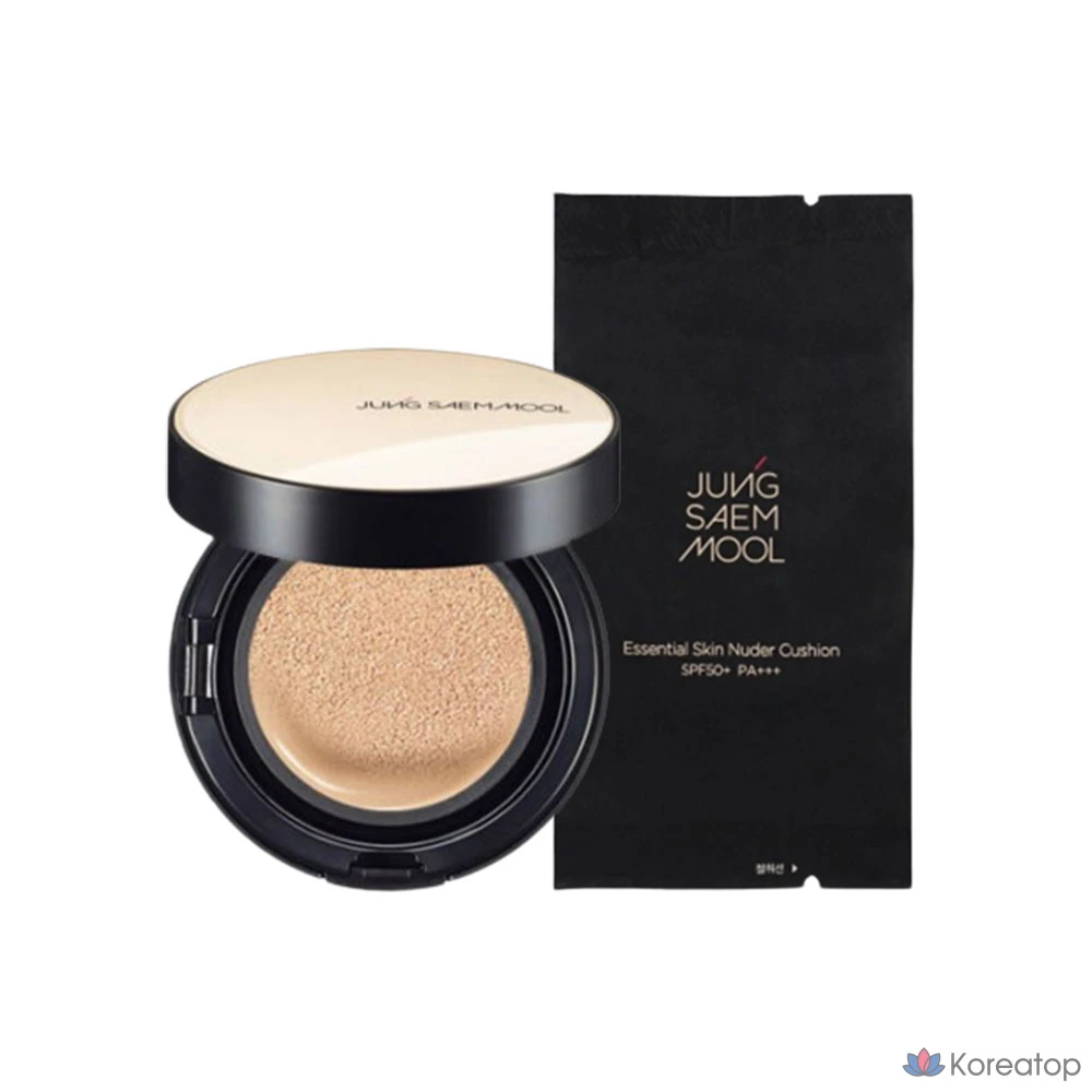 Тональный крем Jeong Saem Mool Essential Skin Nude Cushion 14 г + сменный блок 14 г, 17 Fairlight, 1 шт.