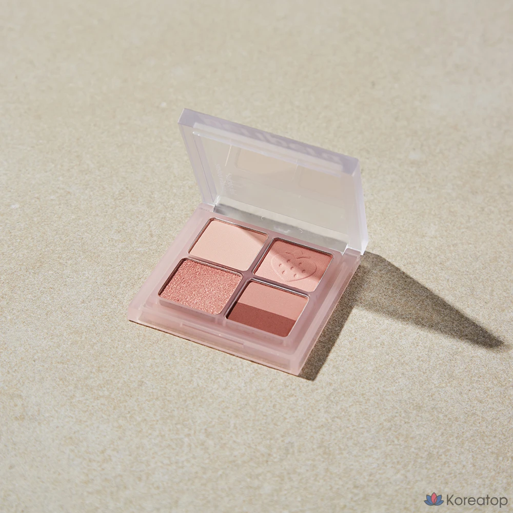 Палитра теней Peripera Ink Pocket Shadow Palette 23AD Soft Berry, 8 Muted Strawberry, 1 шт., фото 3