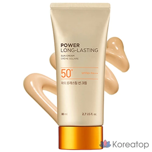 Солнцезащитный крем The Face Shop Natural Eco Power длительного действия SPF50+ PA+++, 80 мл, 1 флакон