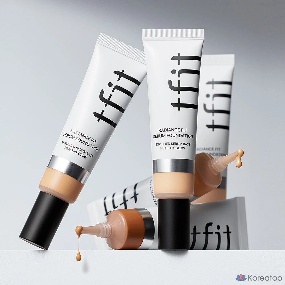 Tipit Radiance Fit Serum Foundation, 1 шт., W01 Ваниль, фото 4
