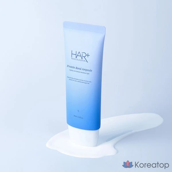 Средство для восстановления поврежденных волос Hair Plus Protein Bond Ampoule No-Wash Treatment, 70 мл, 1 шт.
