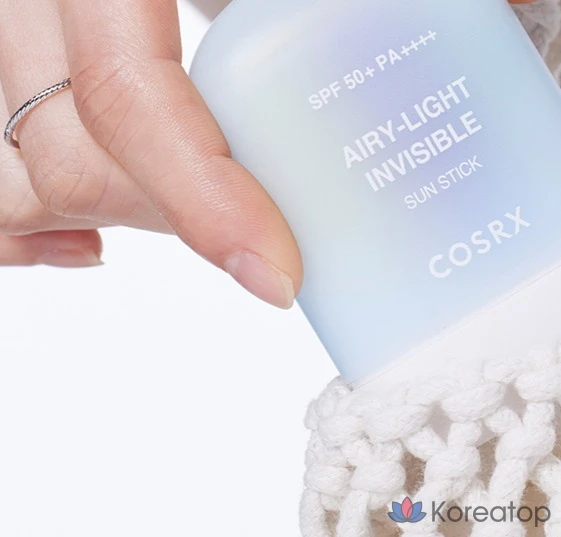 Солнцезащитный стик COSRX Airy Light Invisible Sun Stick SPF50+ PA++++, 19 г, 1 шт.