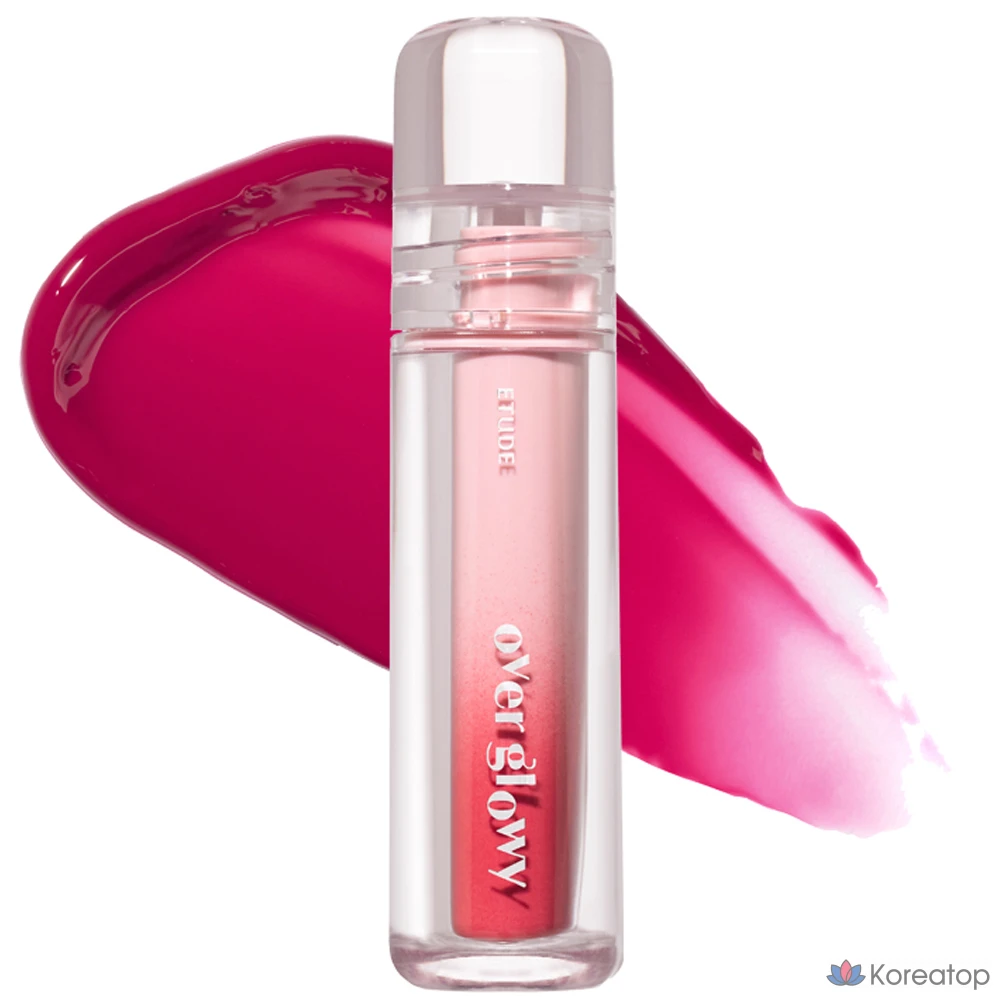Тинт для губ Etude House Over Glow, оттенок 05 Blushed Cherry, 1 шт.