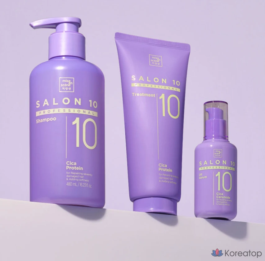 Mise en Scene Salon 10 Professional Cica Protein Treatment, 215 мл, 1 шт.
