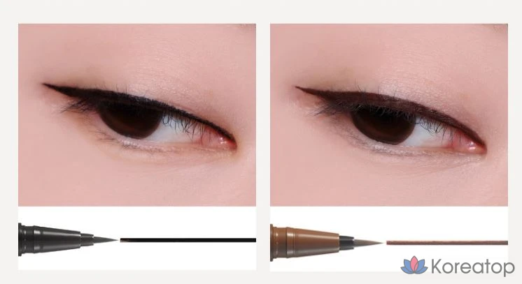 Подводка для глаз Innisfree Powerproof Brush Liner, 0,6 г, № 02, коричневая, 1 шт., фото 8