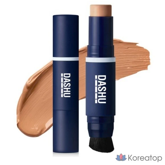Тональный крем-стик DASHU для мужчин Multi-Cover SPF50+ PA++++ 12 г, 1 шт., 03 SAND