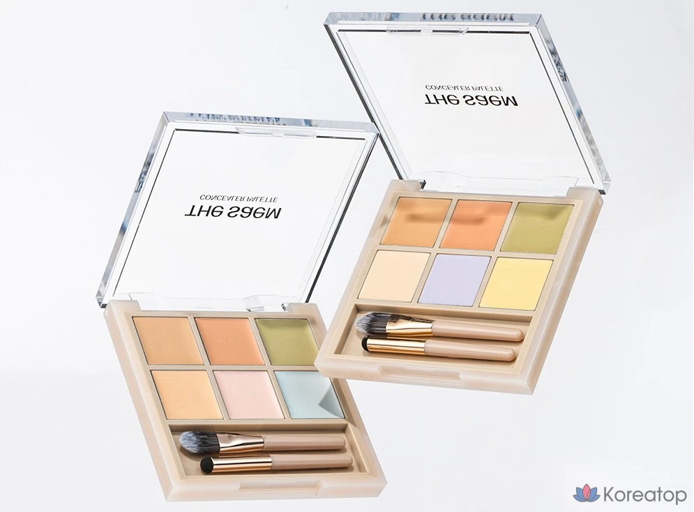 Палетка консилеров The Saem Cover Perfection, 6 г, 1 шт., 01 Cover & Correct, фото 8