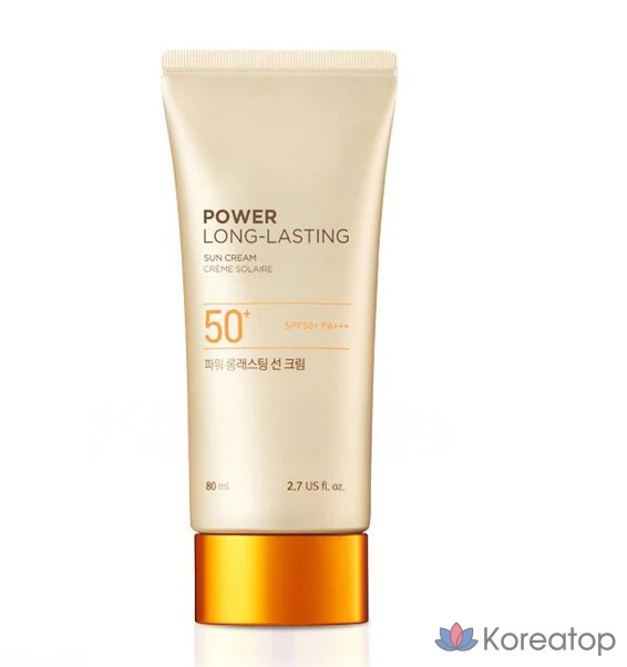 Солнцезащитный крем The Face Shop Natural Eco Power длительного действия SPF50+ PA+++, 80 мл, 1 флакон, фото 2