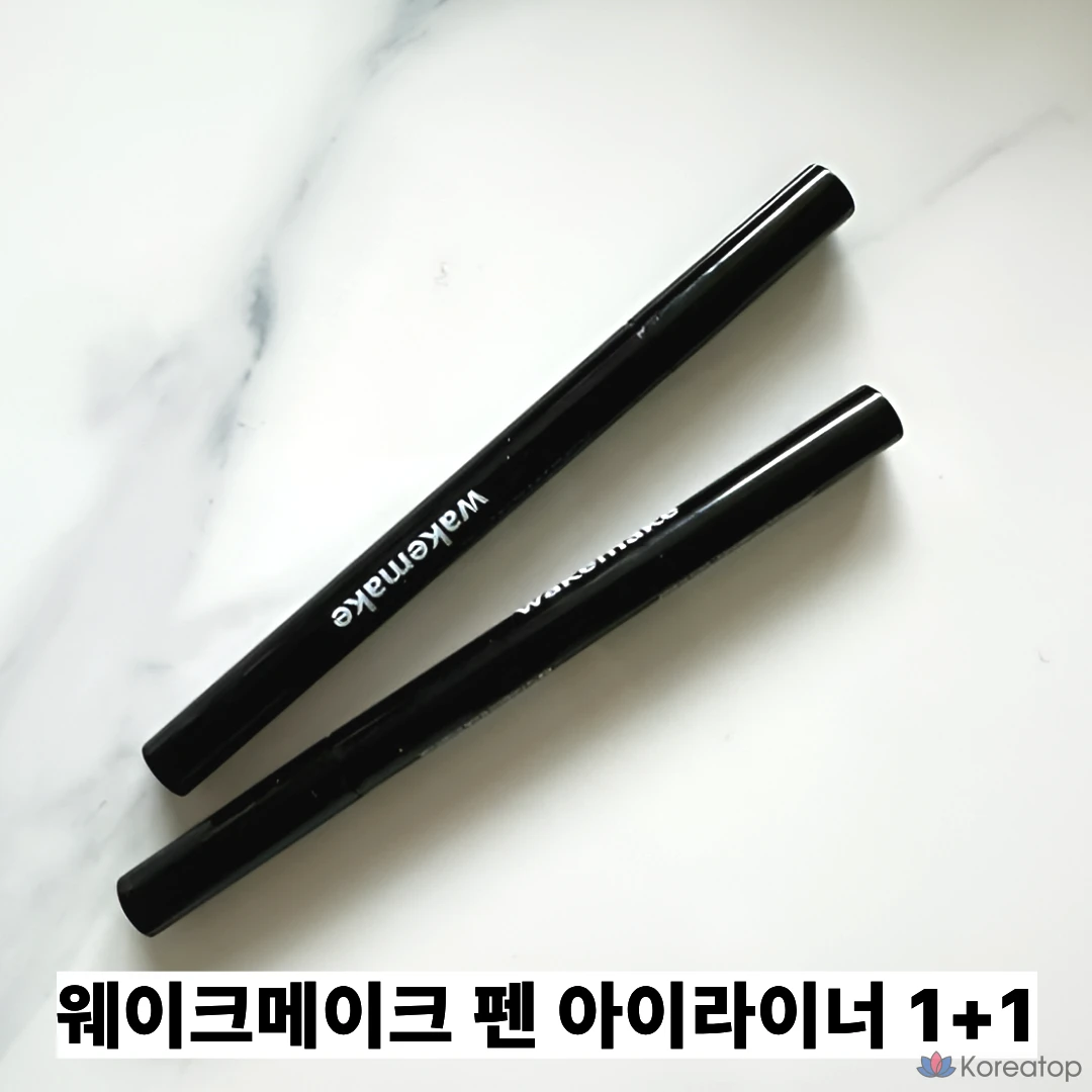 Подводка для глаз WAKEMAKE Iron Wall Pen, 0,5 г, 01 Черная, 1 шт.